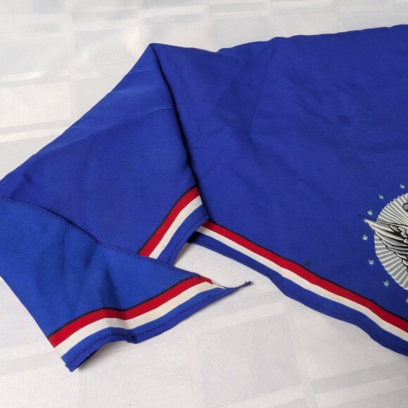 BOY SCOUTS OF AMERICA BSA NECKERCHIEF SCOUT UNIFORM WEAR BLUE RED WHITE AMERICAN - Picture 5 of 11